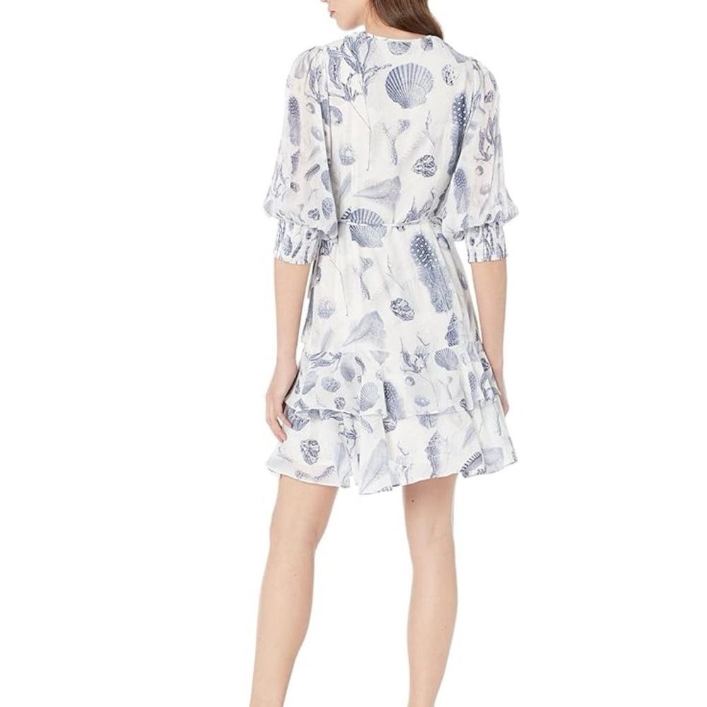 All Saints shell wrap dress